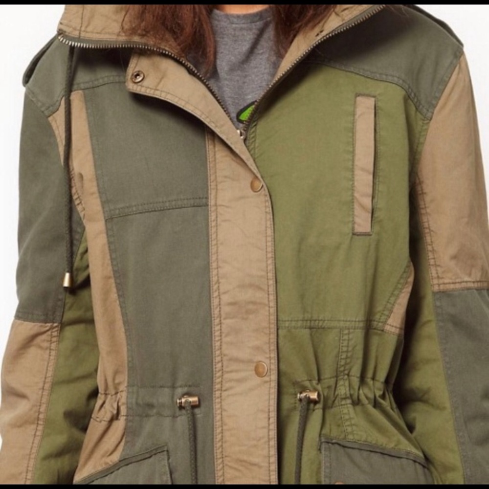 Asos Patchwork Utility Parka Jacket - image 3